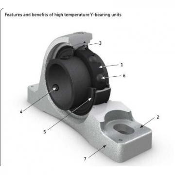 FY 1.1/2 TF/VA201 high temperature Flanged Y-bearing units with a cast housing